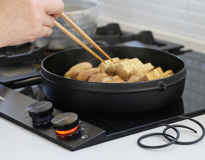 木屋 日本橋木屋 すき焼き鍋 七寸/八寸/八寸半 南部鉄器 鉄鍋 ガス火