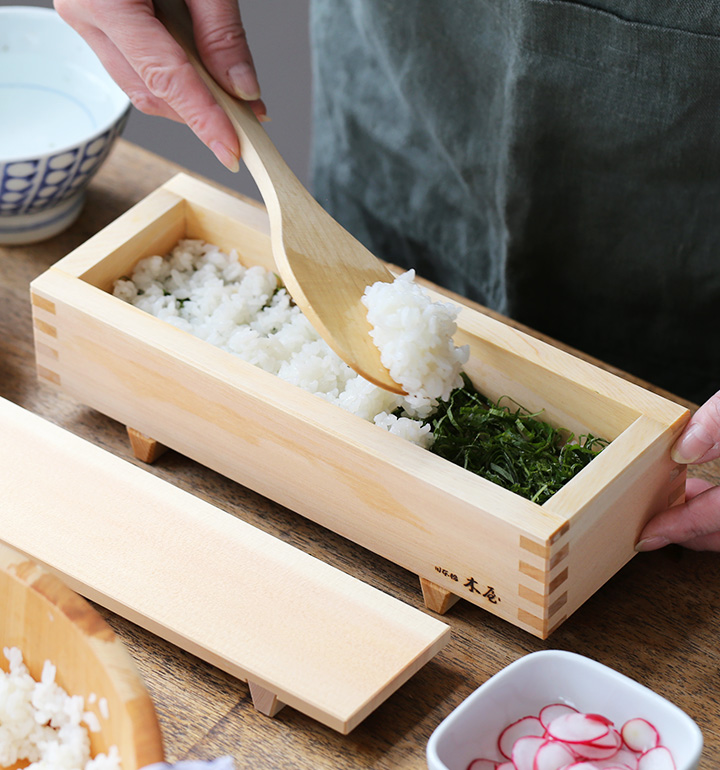 木屋 日本橋木屋 押し寿司器 大 箱寿司 押し寿司型 木枠 木型 型枠
