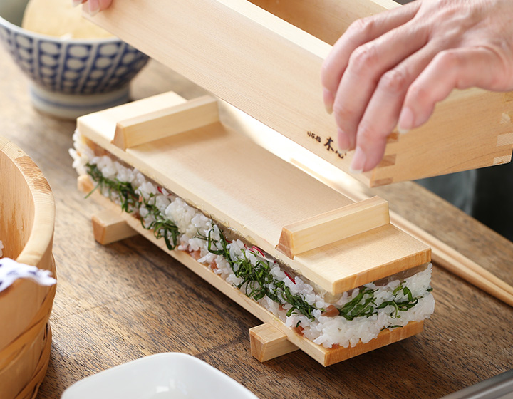 木屋 日本橋木屋 押し寿司器 大 箱寿司 押し寿司型 木枠 木型 型枠