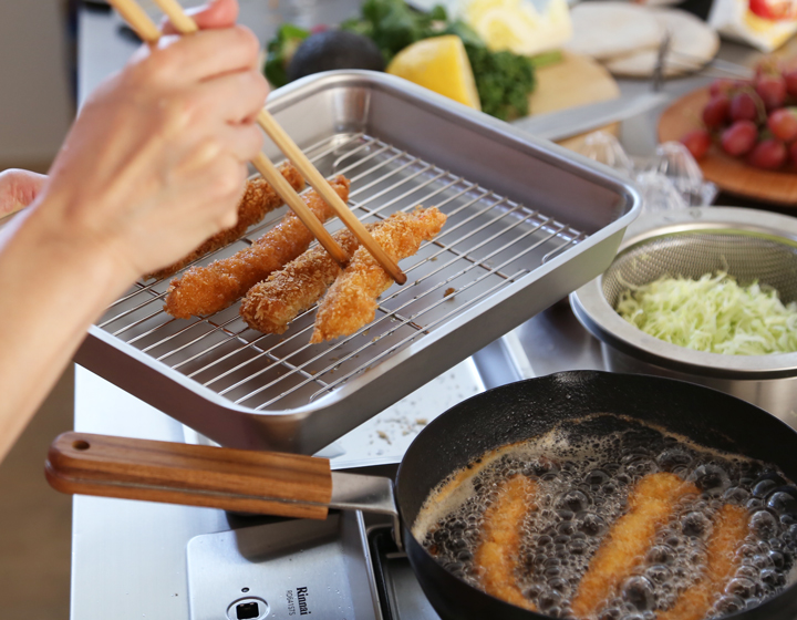 仔犬印（KOINU） フラットエッジ角バット 15枚取 18-8ステンレス