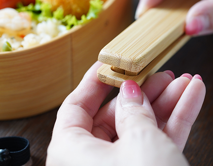 公長齋小菅 食膳箸ケースセット S 竹製 箸箱 携帯箸 お弁当 京都 公長
