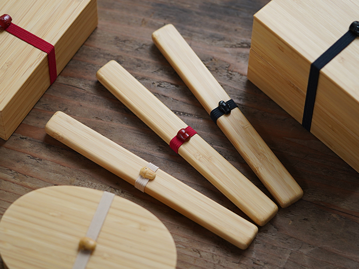 公長齋小菅 食膳箸ケースセット S 竹製 箸箱 携帯箸 お弁当 京都 公長