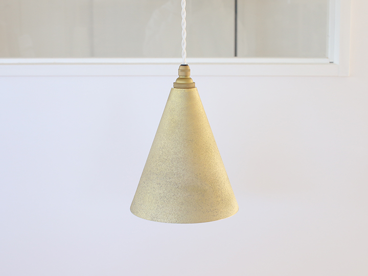 FUTAGAMI（フタガミ） ペンダントランプ 円錐 長 削り出し 真鍮