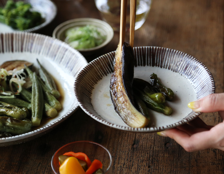 BARBAR サビ十草 中皿 マルヒロ 馬場商店 取り皿 お皿 波佐見焼 日本製