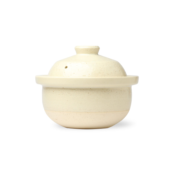松庄 庄左ヱ門窯 飯炊釜 一合 抹茶色/飴色/生成色 土鍋 ご飯 信楽焼 1