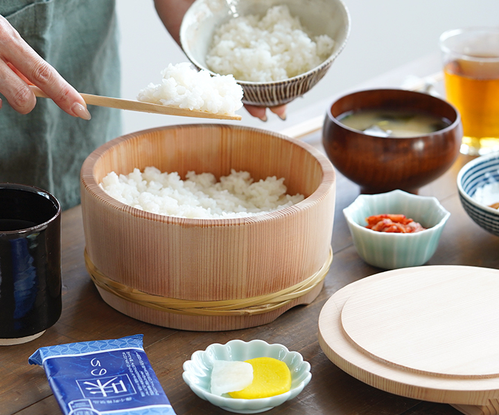 日樽 ミニおひつ 1.5合 お櫃 国産 日本製 秋田杉桶樽 工芸品 木製 竹