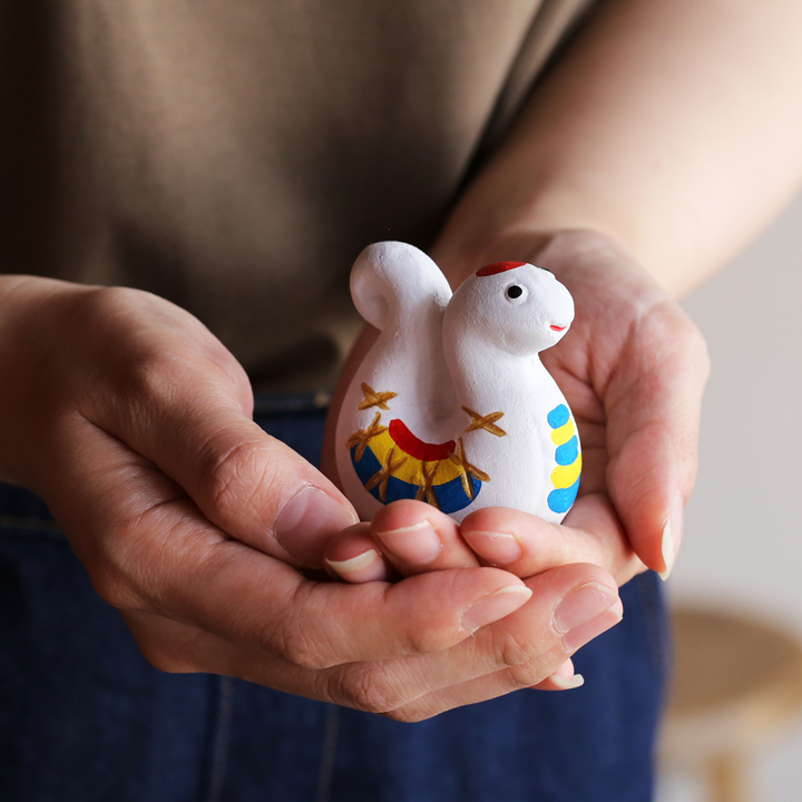 〇※前Db1020 デッドストック レトロ 陶器製 首振り人形 バンビ 親子 昭和レトロ☆戦前戦後☆パイロット☆0戦ハヤト☆陶器製☆首ふり☆人形