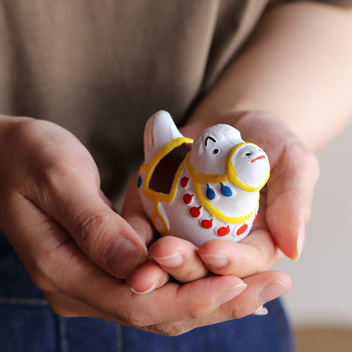 尾崎人形 干支 ウマ 陶器 置物 午 五八PRODUCTS : がらんどう 手仕事品