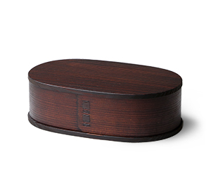 曲げわっぱ 大館工芸社 小判弁当 大 ふきうるし塗 わっぱ弁当 秋田杉