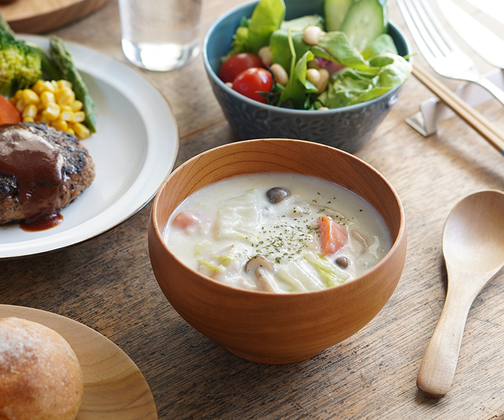 薗部産業 めいぼく椀 大 けやき 汁椀 木製 国産 天然木 日本製 SONOBE