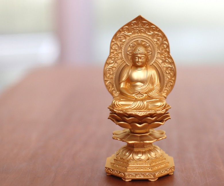 仏像 釈迦如来座像 15cm