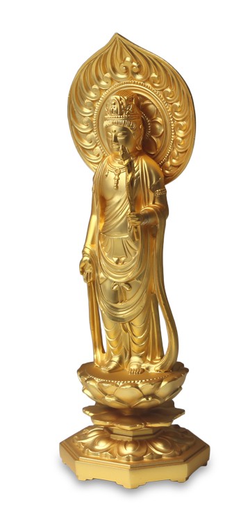 仏像 聖観音菩薩 15cm