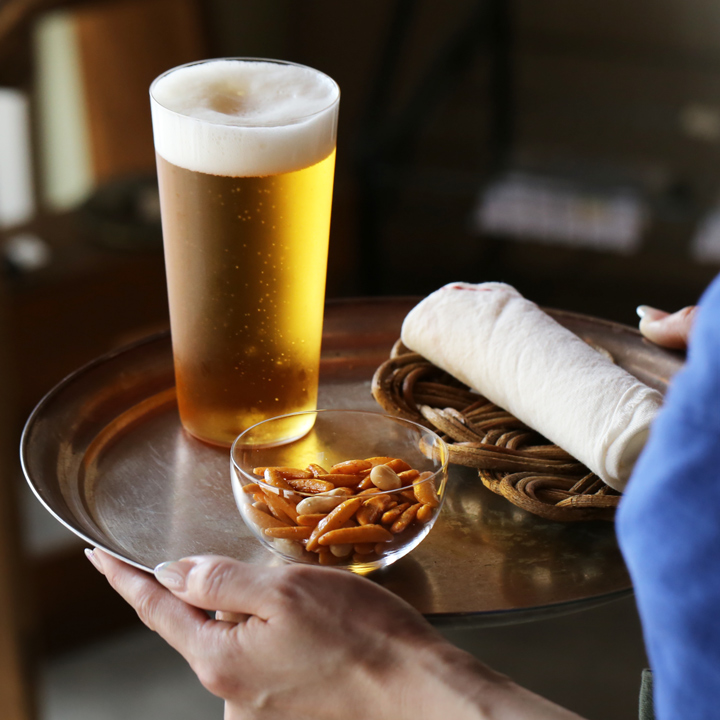 うすはり うすはりタンブラーL＆柿ピー小鉢セット 松徳硝子 ビール