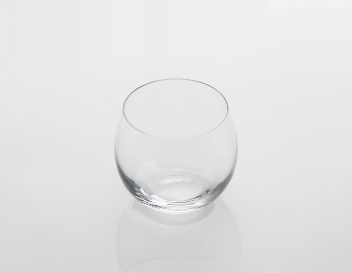 松徳硝子 丸型酒器 ちょこ 猪口 盃 ぐい呑み ガラス 日本製 : syuki-097 