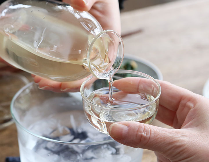 TG(ティージー) 酒器セット 270ml 2客 耐熱ガラス 冷酒 1合強 徳利