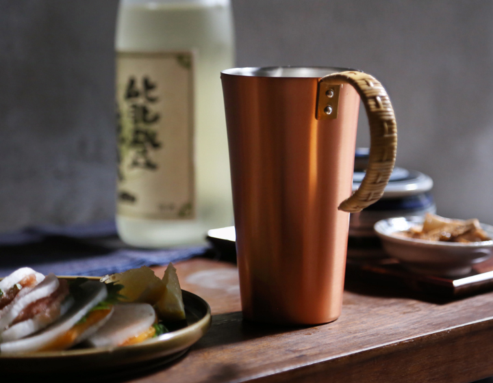 保堂 銅製 冷酒タンブラー 大 （お燗） ちろり タンブラー 銅 冷酒