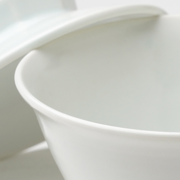 浦富焼 蓋物汁碗 白磁 鳥取 民藝 陶磁器 日本製 汁碗 お椀 茶碗