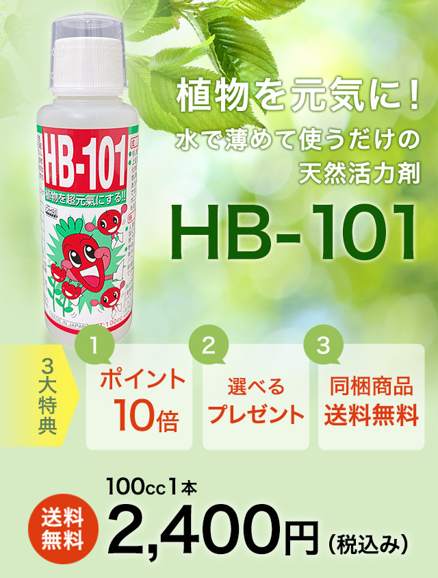 市場 HB-101 植物活力液 100cc 送料込み