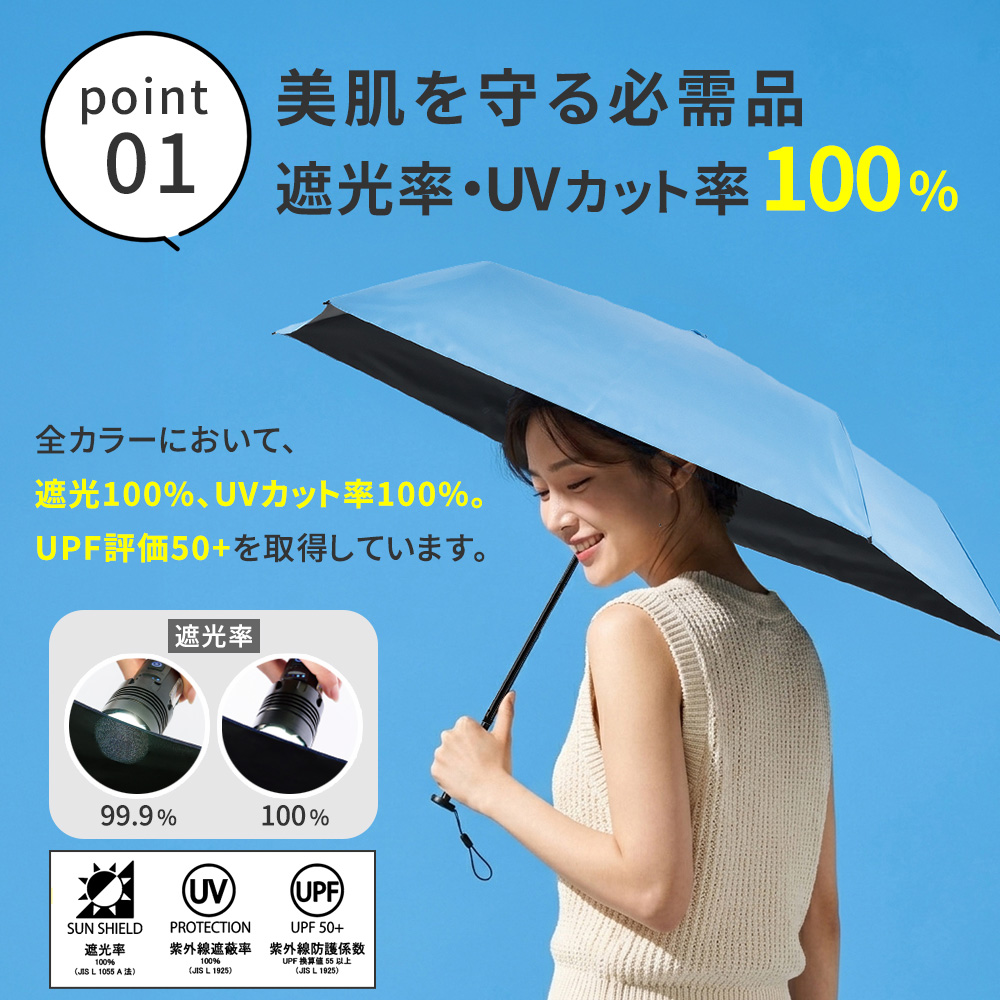 軽量 折りたたみ傘 マジカルテックプロ Slim 55cm MMTP55 【住まい