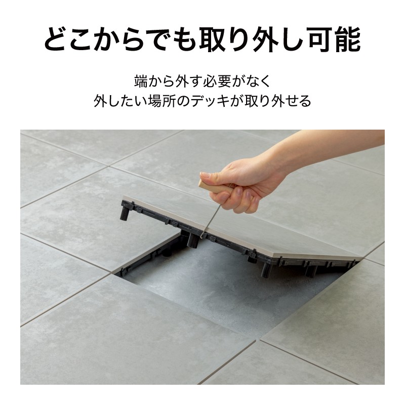 ジョイント デッキ ベランダ テラス 簡単 DIY 床 掃除 通気性 水はけ