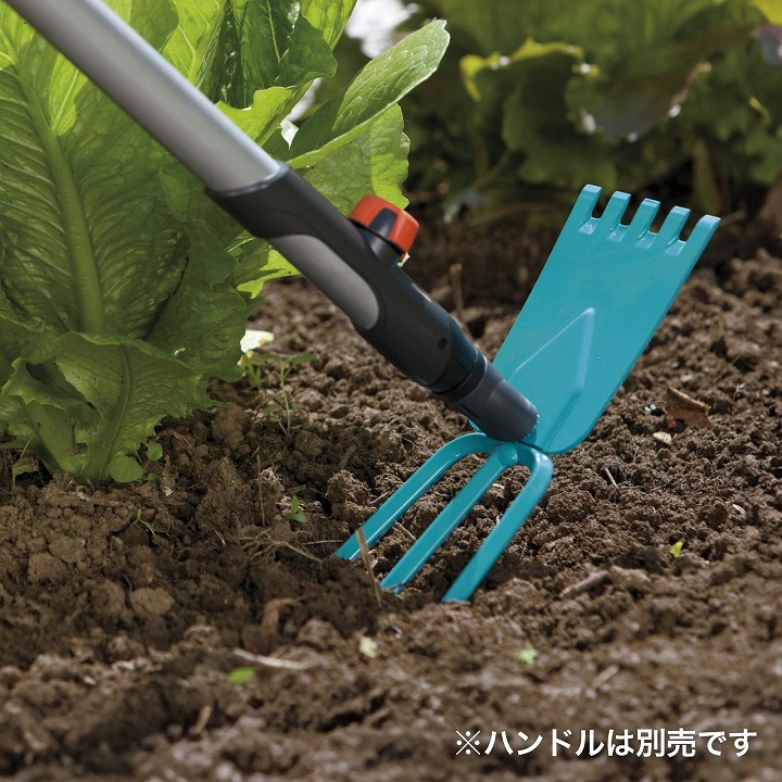 SP コンガ 青 約70cm　埼玉県直接引き取りのみ。 タカショー GARDENA 鍬 クワ ガルデナ / コンビシステム 幅9cm /小型