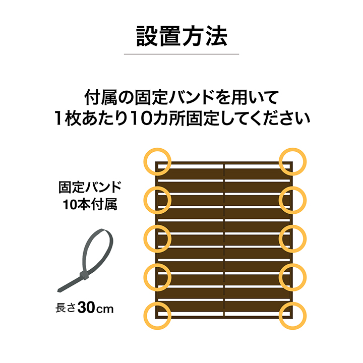 タカショー ラティス フェンス 目隠し 目かくし 境界 DIY メッシュフェンス目かくしアルミフェンス 1200 チャコールグレー ブラウン 4枚組 /中型の画像