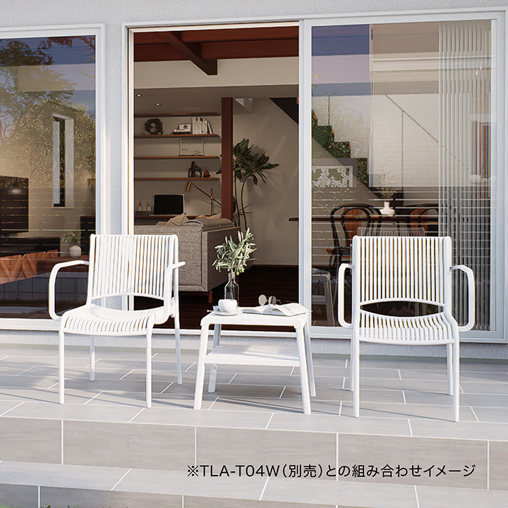 タカショー イス チェア 屋外 ファニチャー プラスチック ガーデン