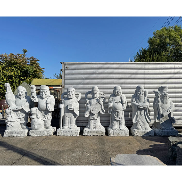 御影石 七福神