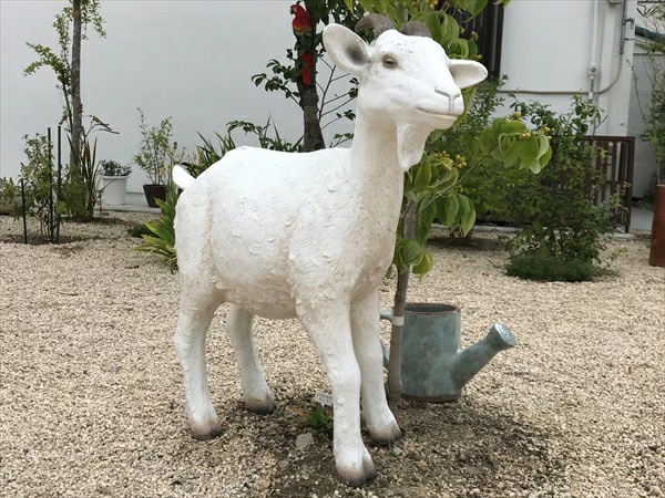 ヤギの置物　ブリキ　アンティーク フランス ヤギのおもちゃ | SASHIIRO
