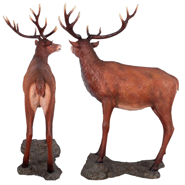 大鹿 リアル 大型 オブジェ 置物 かわいい シカ アニマル インテリア