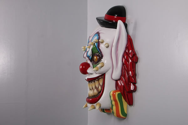 悪魔のピエロ 大きい 壁掛け ウォール 巨大 FRPオブジェ お洒落