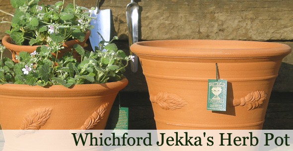 ウィッチフォード 植木鉢 ジェッカのハーブポット 直径38cmサイズ