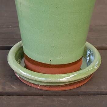 ウィッチフォード 釉薬つき植木鉢専用水受け（受け皿） 直径19cmサイズ