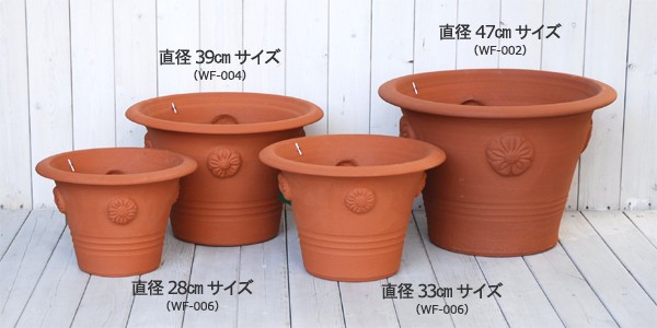 ウィッチフォード 植木鉢 チューダーローズポット 直径33cmサイズ Whichford Pottery