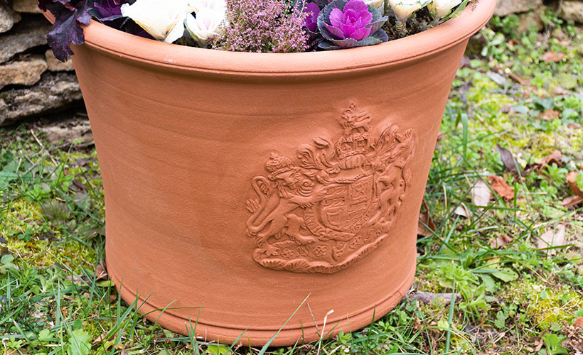 ウィッチフォード 植木鉢 Platinum Jubilee Pot Small 直径49cmサイズ 