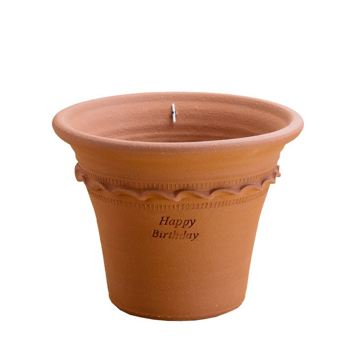 ウィッチフォード 植木鉢 ペイストリーポット 直径29cmサイズ「Happy