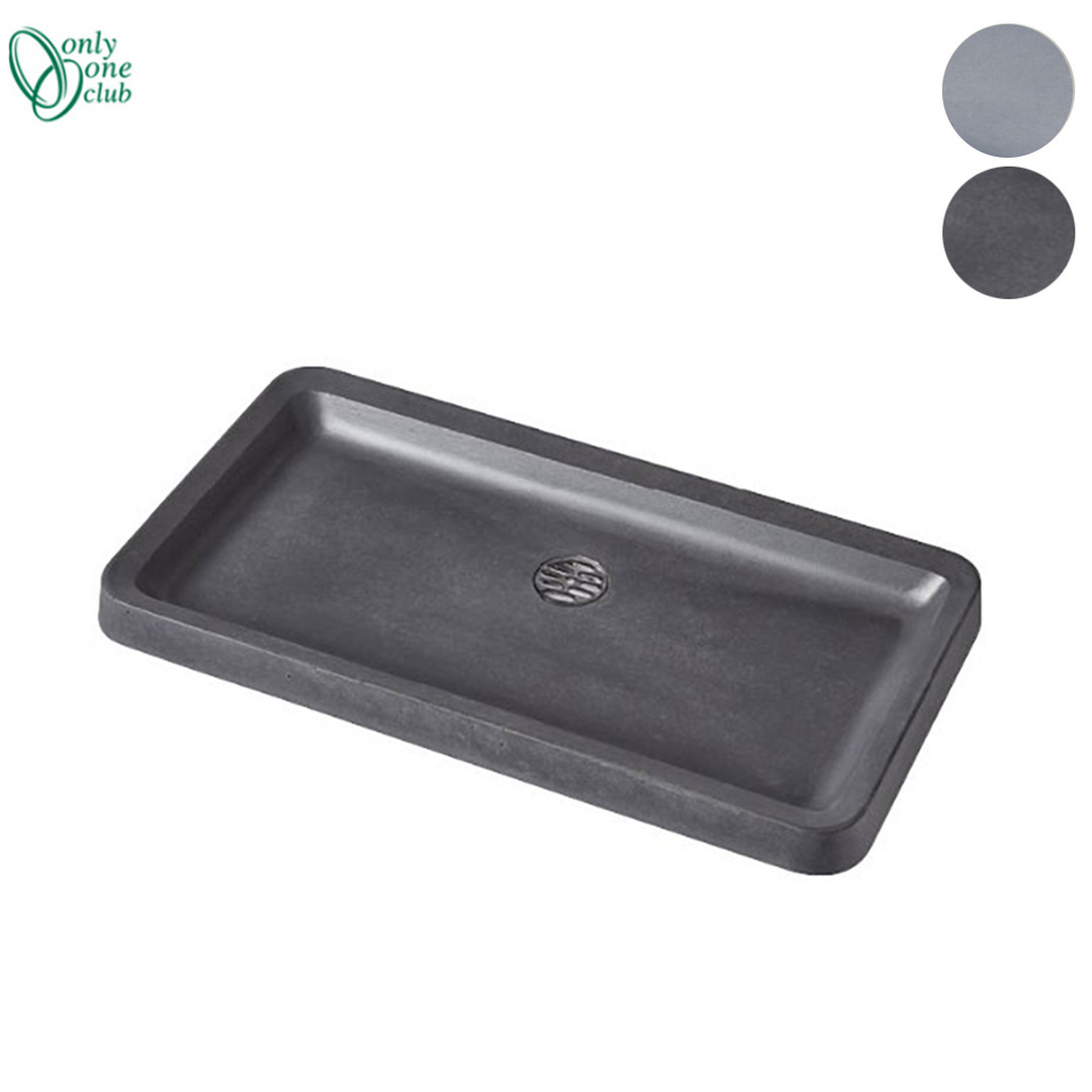 水受け ガーデンパン コンクリート製 ベベル ヒラ-ONLY ONE/オンリー