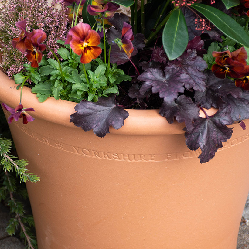 植木鉢 テラコッタ製プランター Ripon Pot リポンポット 直径43cm Yorkshire Flowerpots｜gardenmart｜05