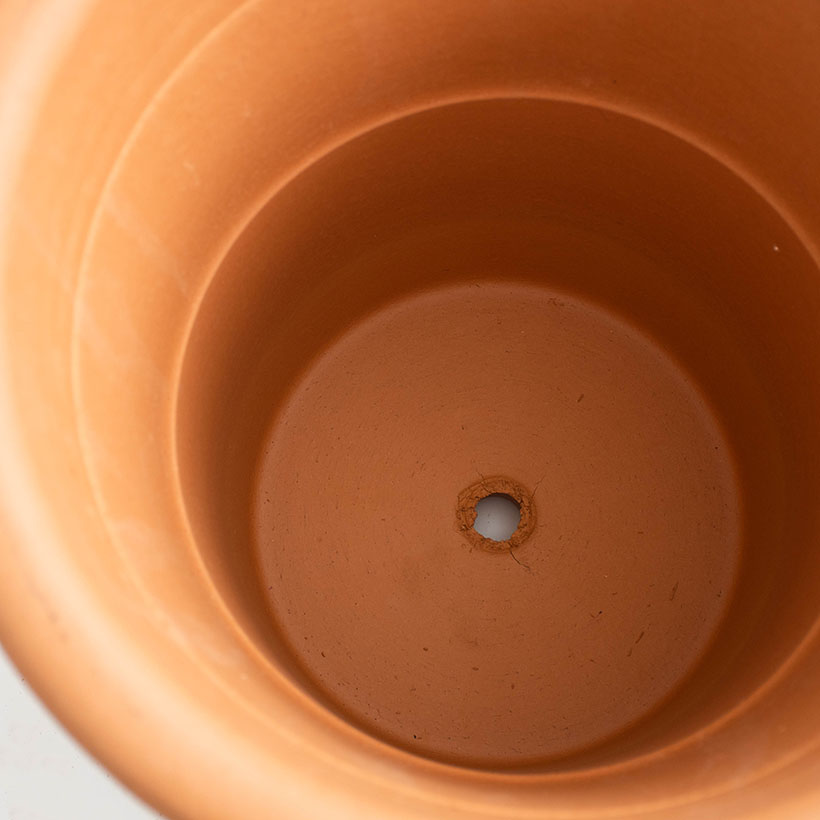 花鉢 プランター M トール 茶系 テラコッタ調 ガーデン 置物