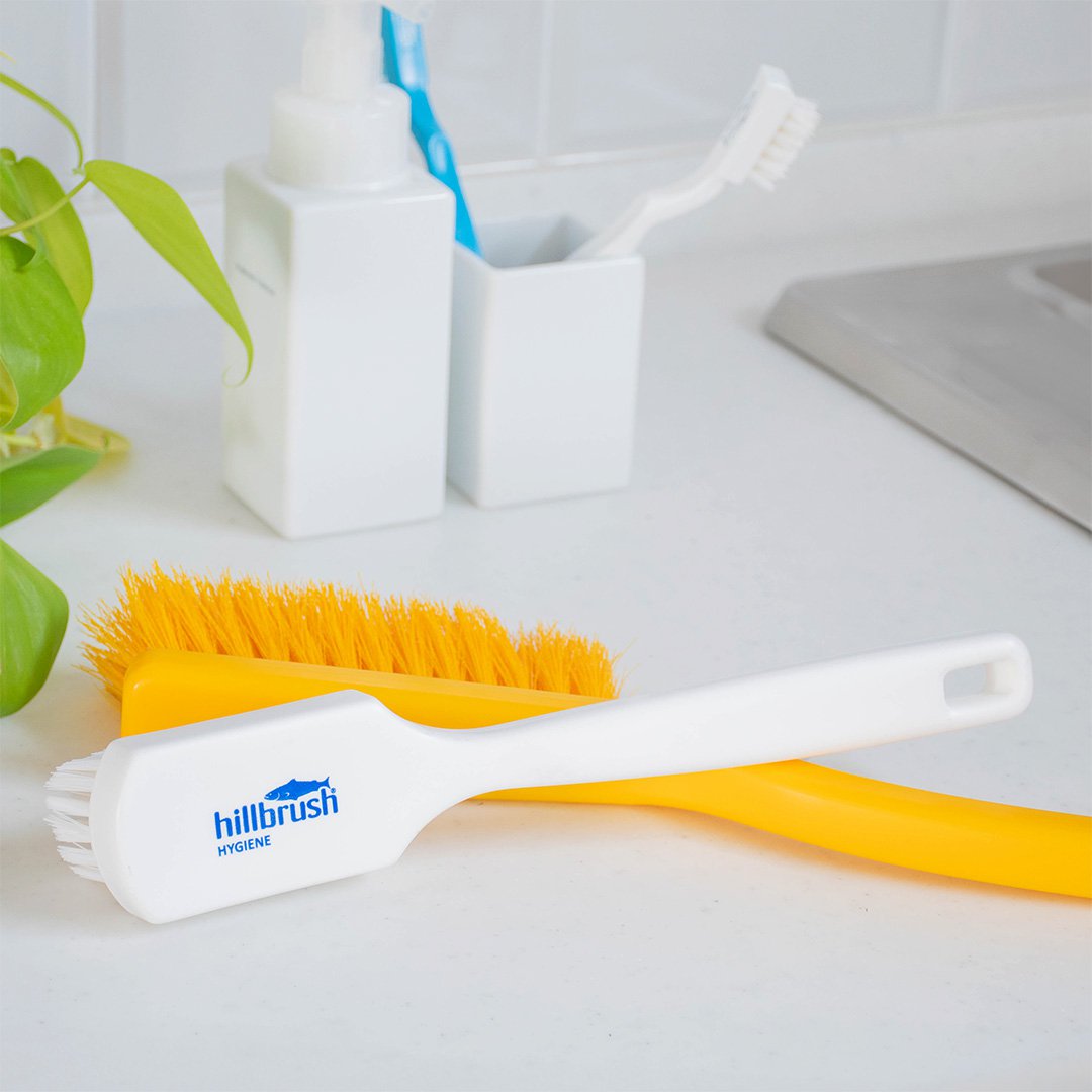 イギリス製 Hillbrush ヒルブラシ シンクブラシ ミディアム B884RES Hygiene Line ハイジーン