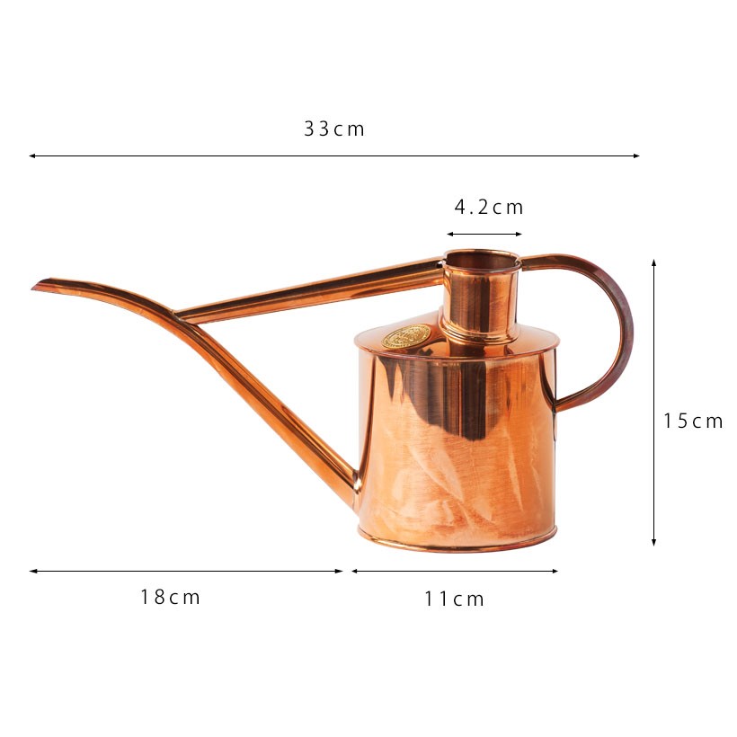 銅製水差し 0.7L HAWS ホーズ Pot Waterer Copper 00417