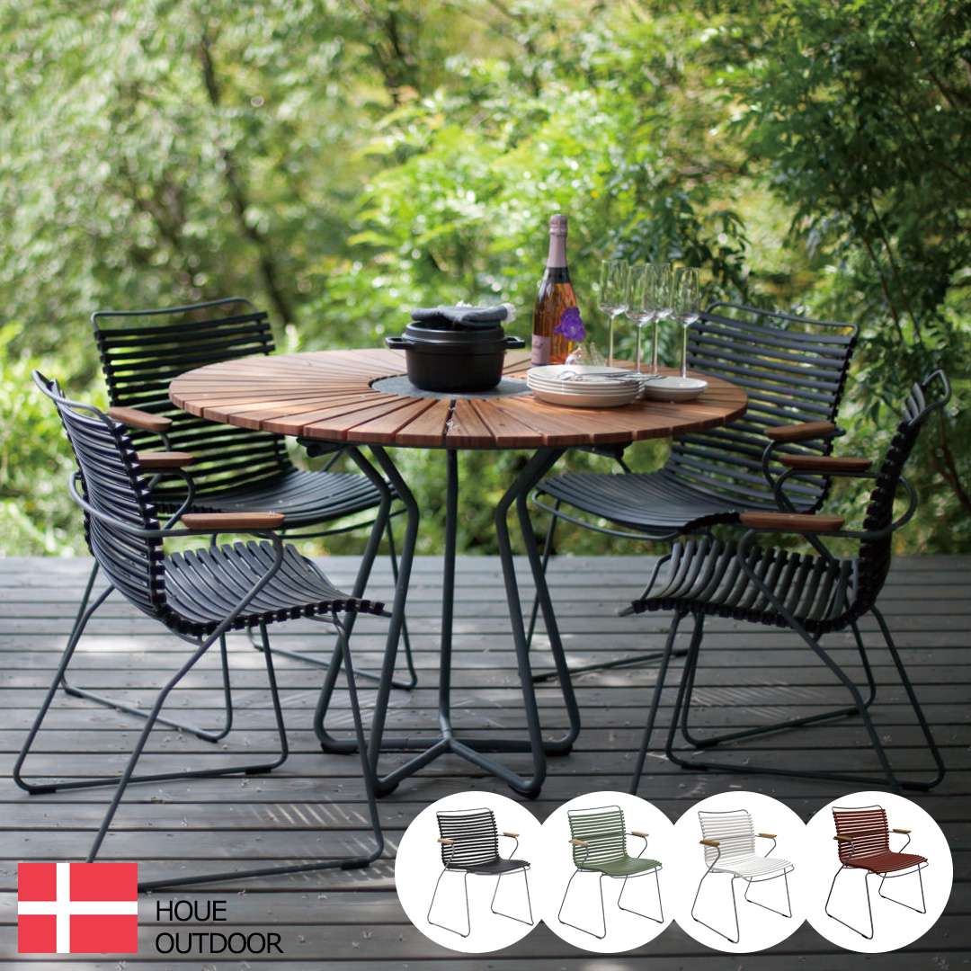 ファニチャー イス 椅子 HOUE クリック ダイニングチェア OUTDOOR ホウ