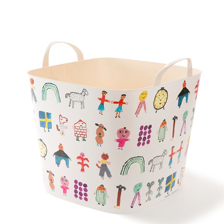四角いやわらか収納バケツ stacksto, baquet MOGU TAKAHASHI