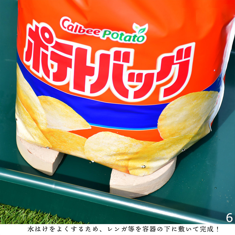 袋で育てるじゃがいもの土 12L ポテトバッグ ＆植えつけ用種いも2個