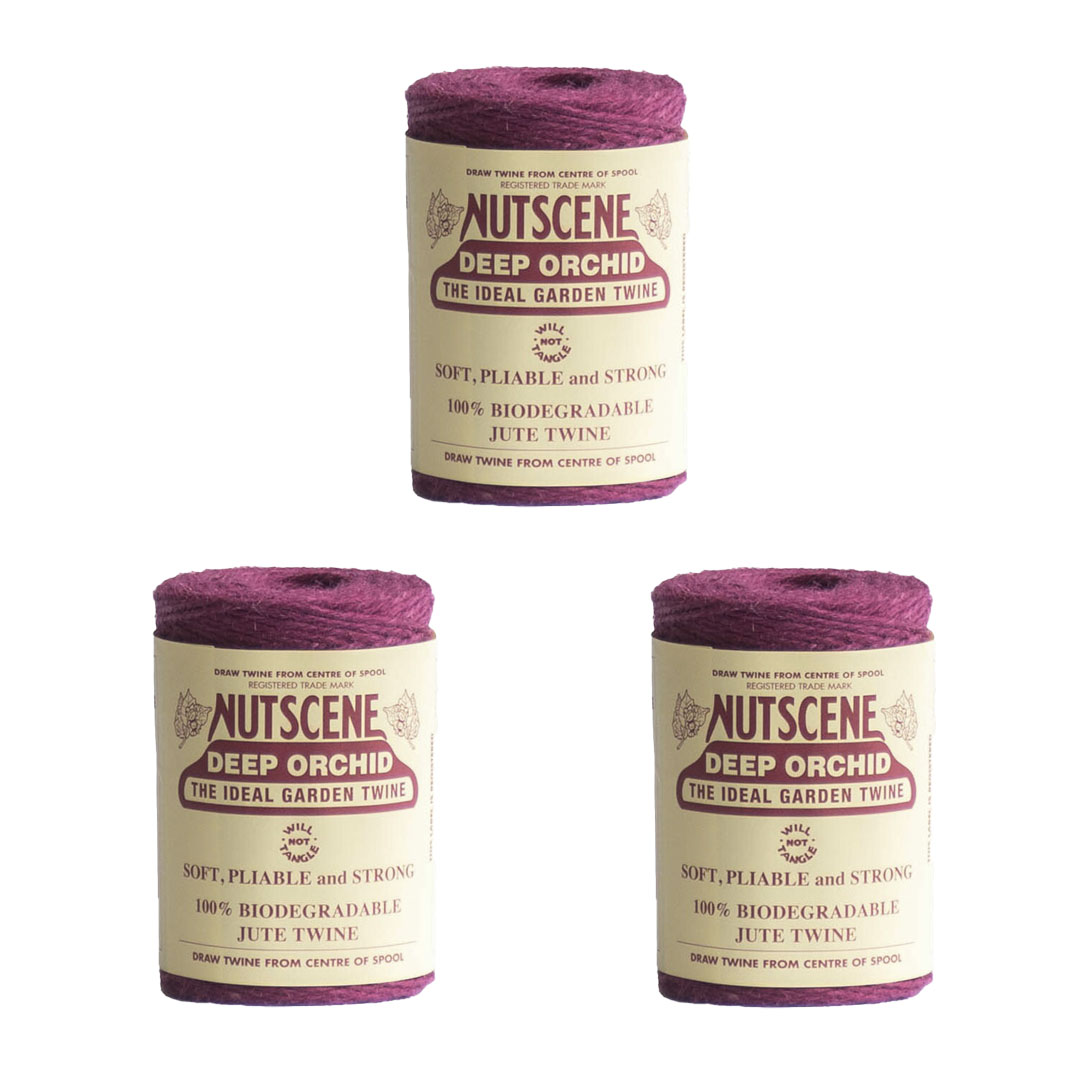 麻ひも 麻紐 NUTSCENE ナッツシーン ジュート スプール 110m 同色3個