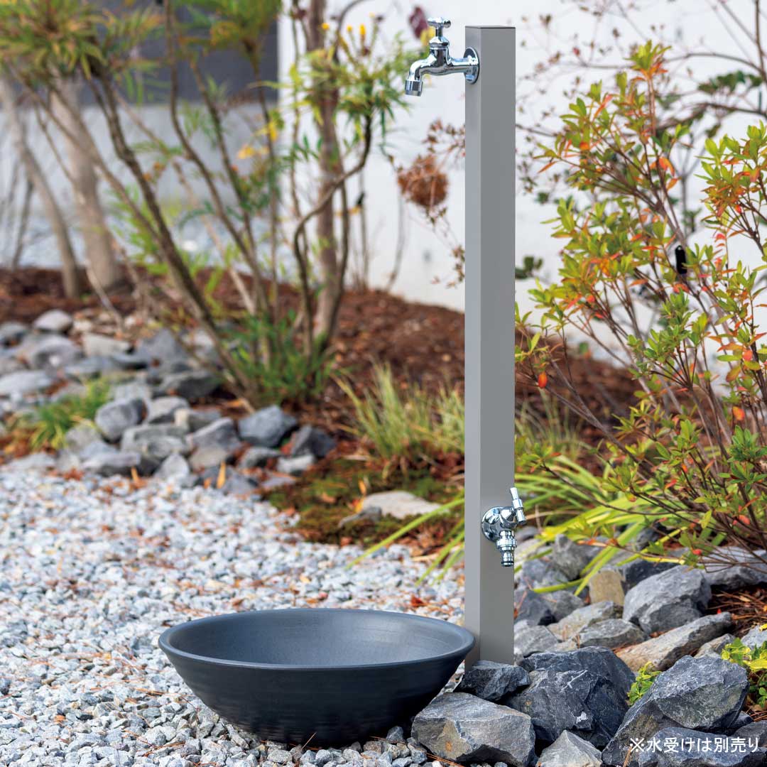 ウォータービュー コンビ コンビポール(2口) + 蛇口シルバー