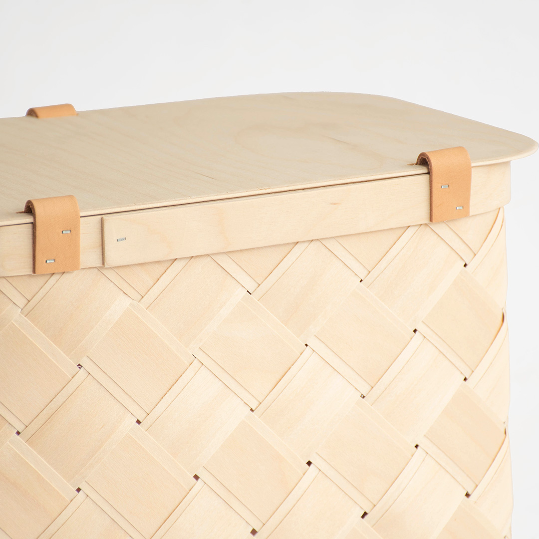 【公式】フジのお歳暮・冬ギフト - WEBカタログ掲載中 収納BOX 北欧 白樺バスケット Lid + Rectangle Basket LASTU 小物入れ