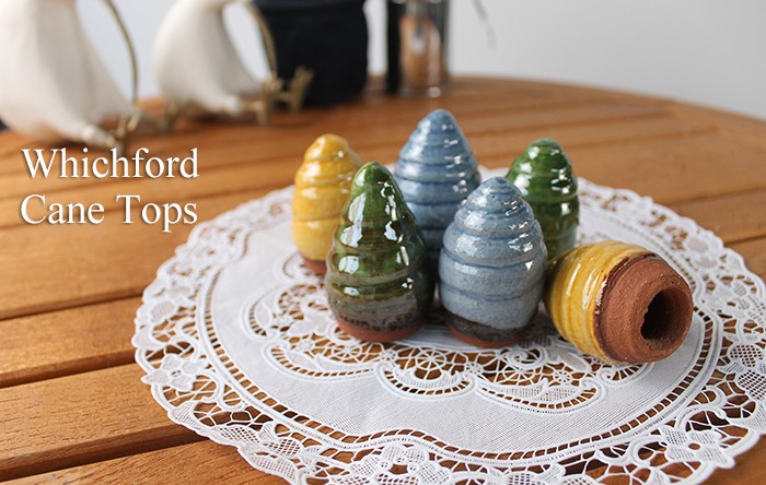 ウィッチフォード 植木鉢 支柱飾り(Cane Tops) グレイズド 6個セット