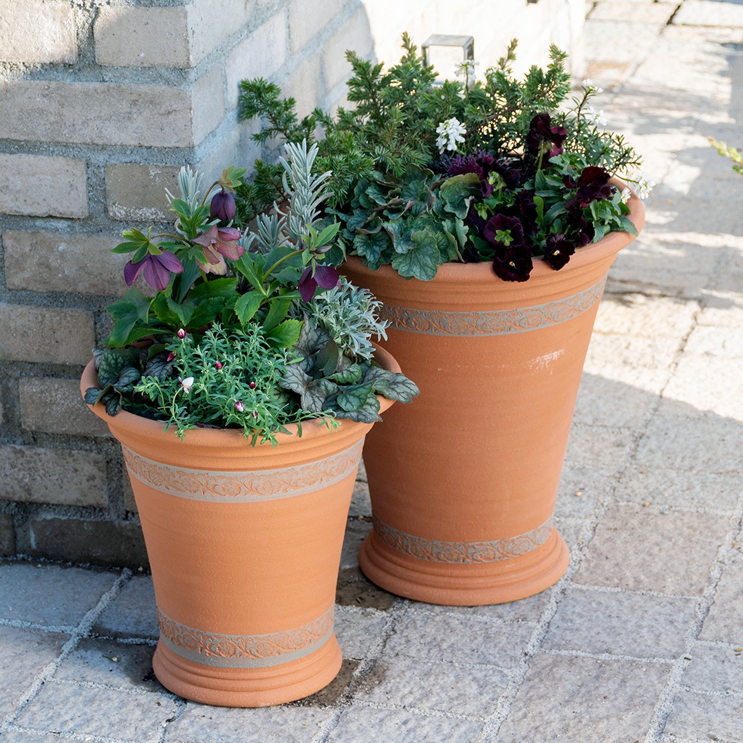 ウィッチフォード 植木鉢 深型 フローラルトム 直径29cmサイズ