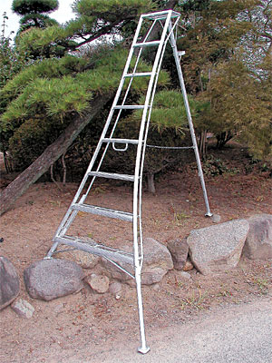 アルミ三脚 12尺 KWX-360 360cm 3.6m 脚立 踏み台 56052 : ガーデン